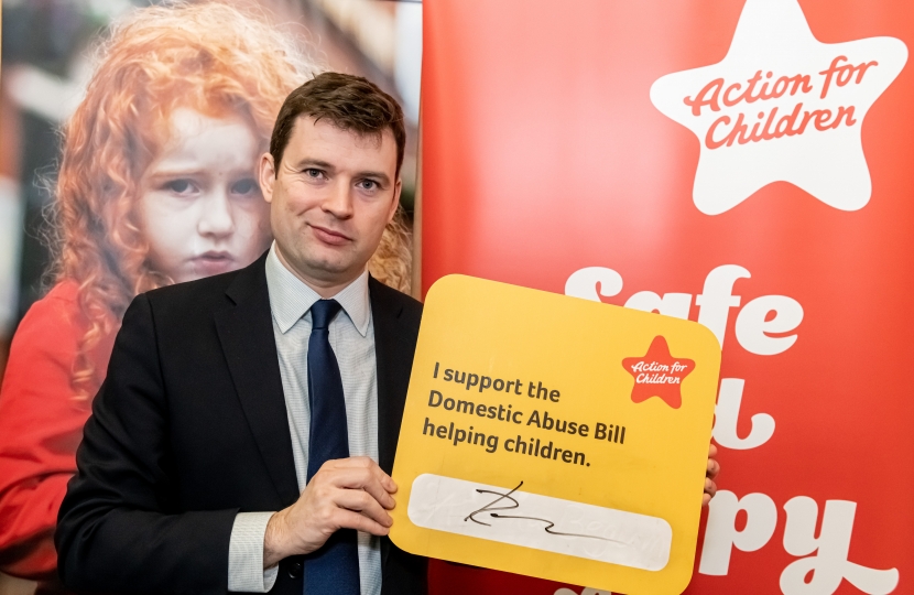 Robert Largan MP backs call for the Domestic Abuse Bill to better support children