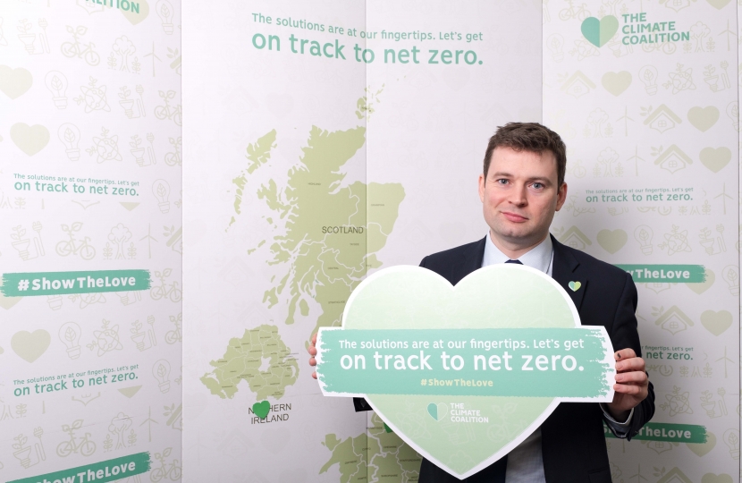 Robert Largan MP ‘Shows The Love’ to get the country on track to net zero emissions