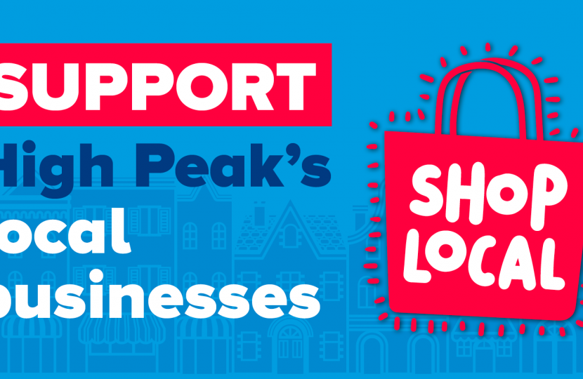 Robert Largan MP launches High Peak Shop Local campaign