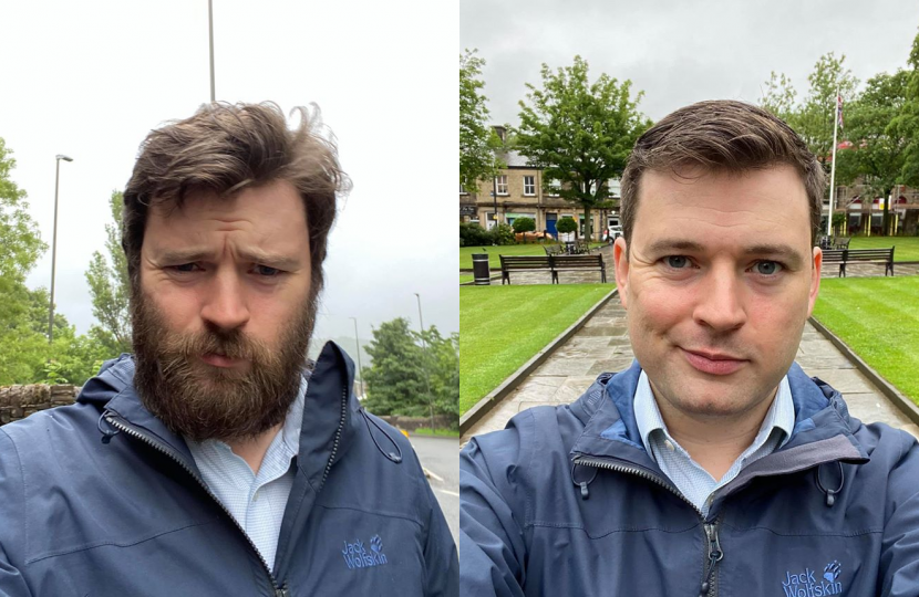 High Peak MP shaves off his beard for charity