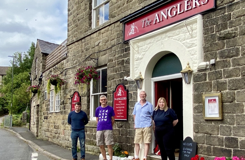 MP praises community-run pub in Peak District