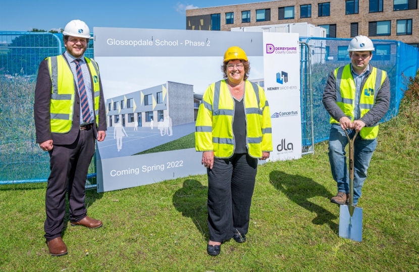 High Peak MP attends ground-breaking for Glossopdale School expansion