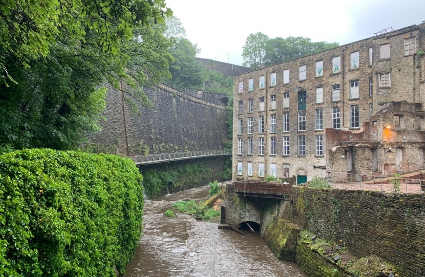 High Peak MP welcomes continued progress on the restoration of Torr Vale Mill