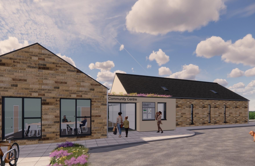 Proposed design of Chinley & Buxworth Community Centre