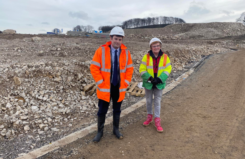 Local MP and Councillor visit Keepmoat Homes site in Buxton