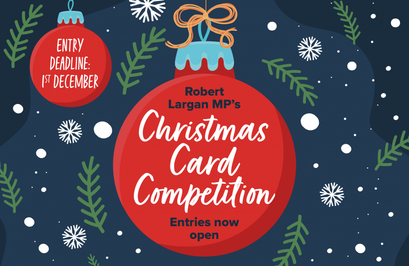 High Peak MP launches 2023 Christmas Card design competition