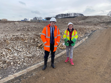 Local MP and Councillor visit Keepmoat Homes site in Buxton