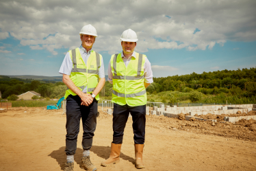 Robert Largan MP visits Gamesley construction site